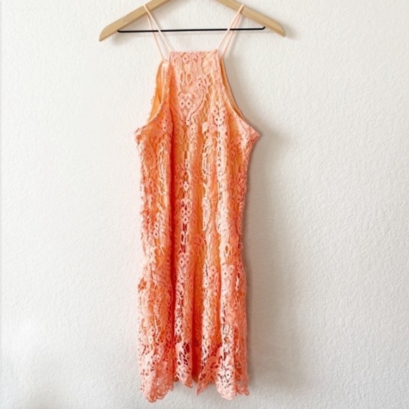 KIMCHI BLUE Urban Outfitters Lace Overlay Mini Dress - Picture 3 of 9